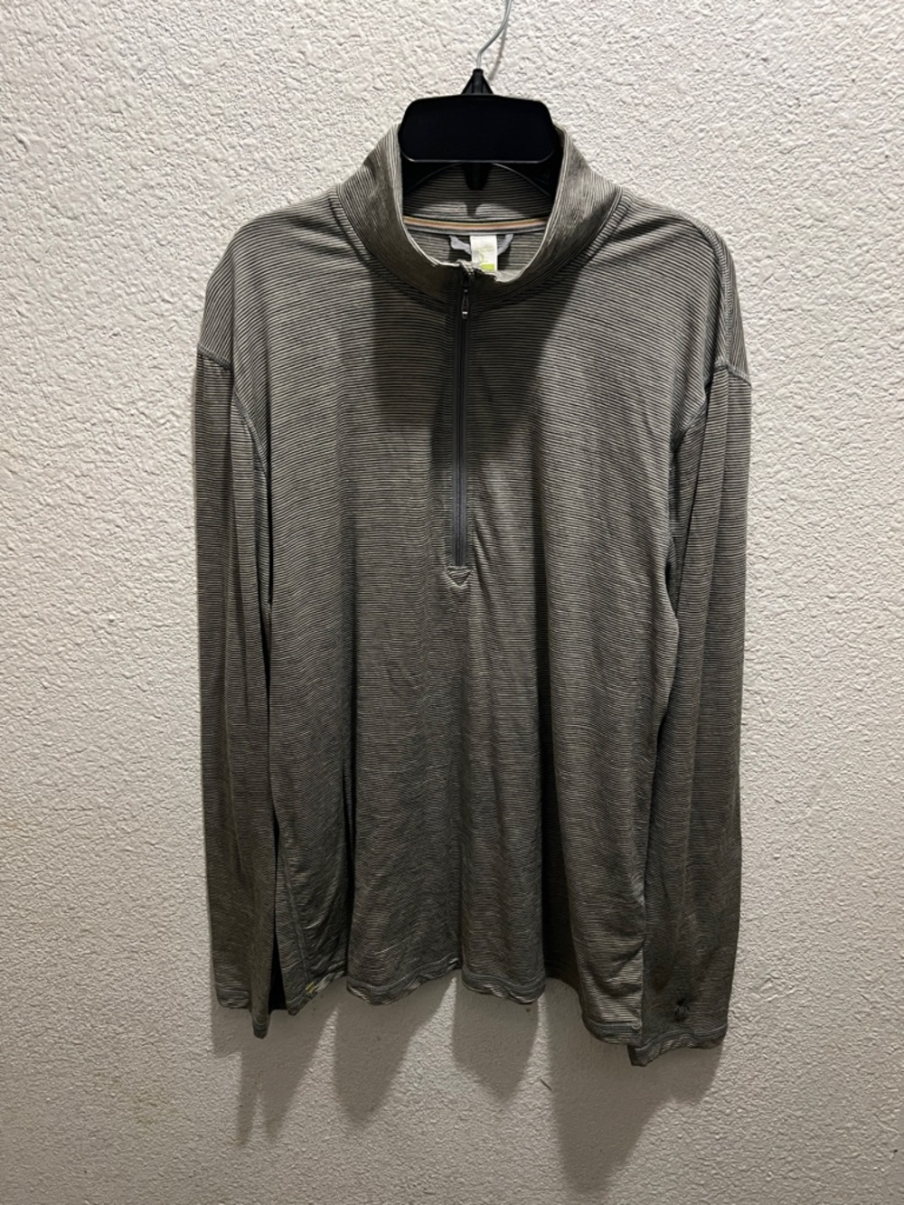 Smartwool Men's Long Sleeve Quarter-Zip Top - Olive Gray